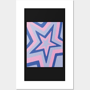 Star, Abstract print, Mid century art Posters and Art